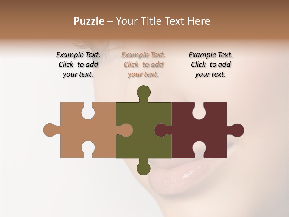 Charming Pretty Studio Shot PowerPoint Template