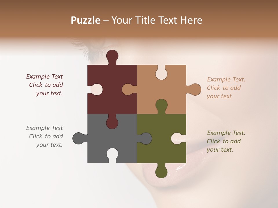 Charming Pretty Studio Shot PowerPoint Template