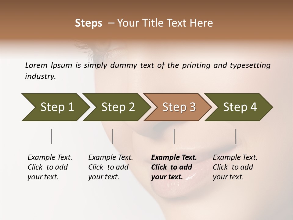Charming Pretty Studio Shot PowerPoint Template