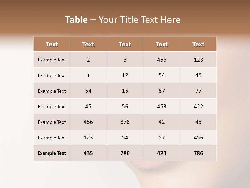 Charming Pretty Studio Shot PowerPoint Template