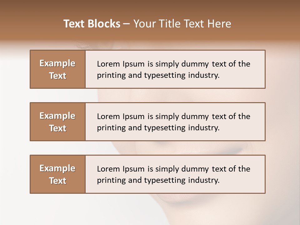 Charming Pretty Studio Shot PowerPoint Template