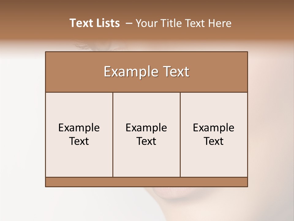 Charming Pretty Studio Shot PowerPoint Template