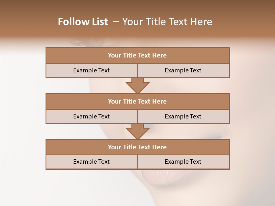 Charming Pretty Studio Shot PowerPoint Template