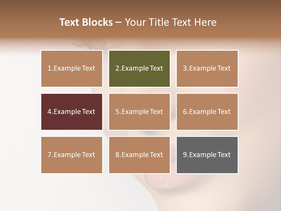 Charming Pretty Studio Shot PowerPoint Template