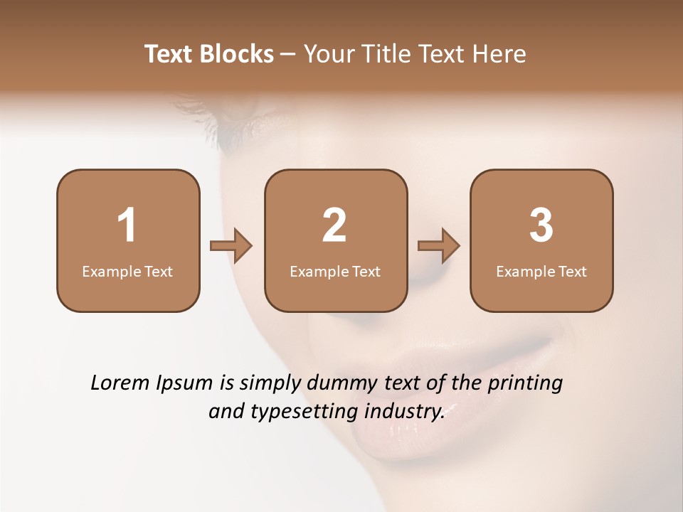 Charming Pretty Studio Shot PowerPoint Template