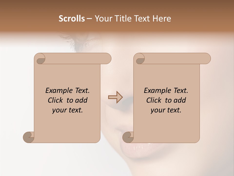 Charming Pretty Studio Shot PowerPoint Template