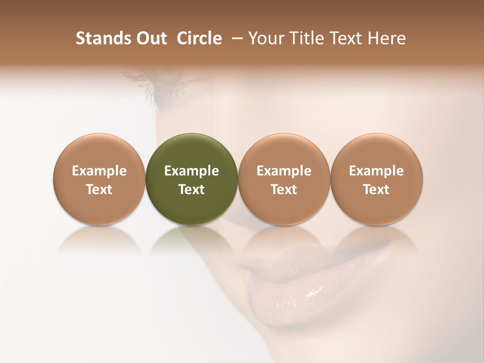 Charming Pretty Studio Shot PowerPoint Template