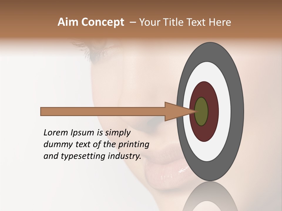 Charming Pretty Studio Shot PowerPoint Template