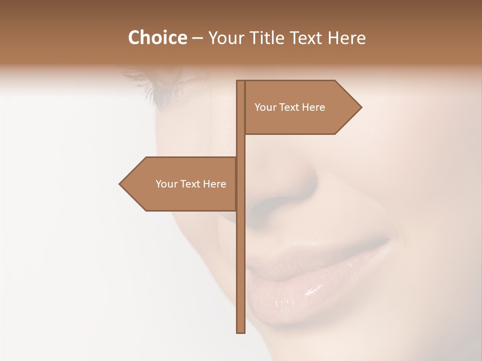 Charming Pretty Studio Shot PowerPoint Template