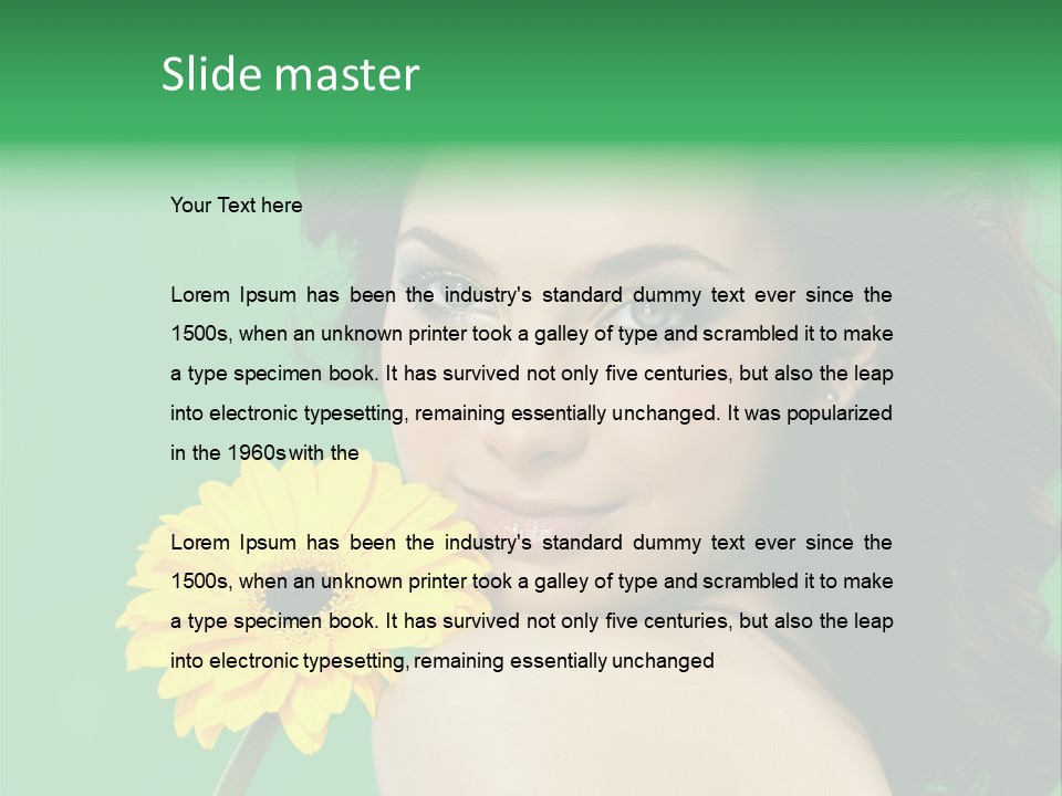 Smile Attractive Summer PowerPoint Template