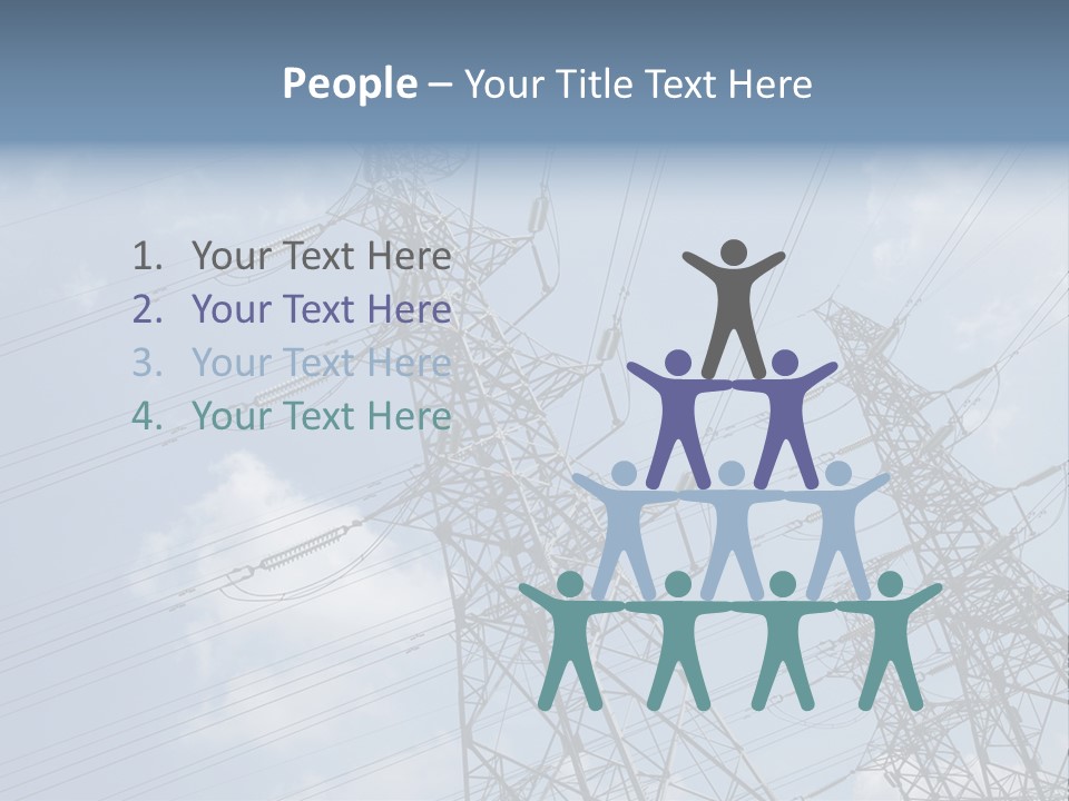 Human Toon Board PowerPoint Template