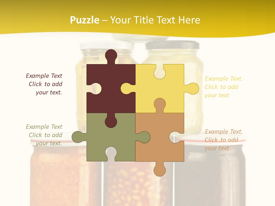 Garden Marinated Organic PowerPoint Template