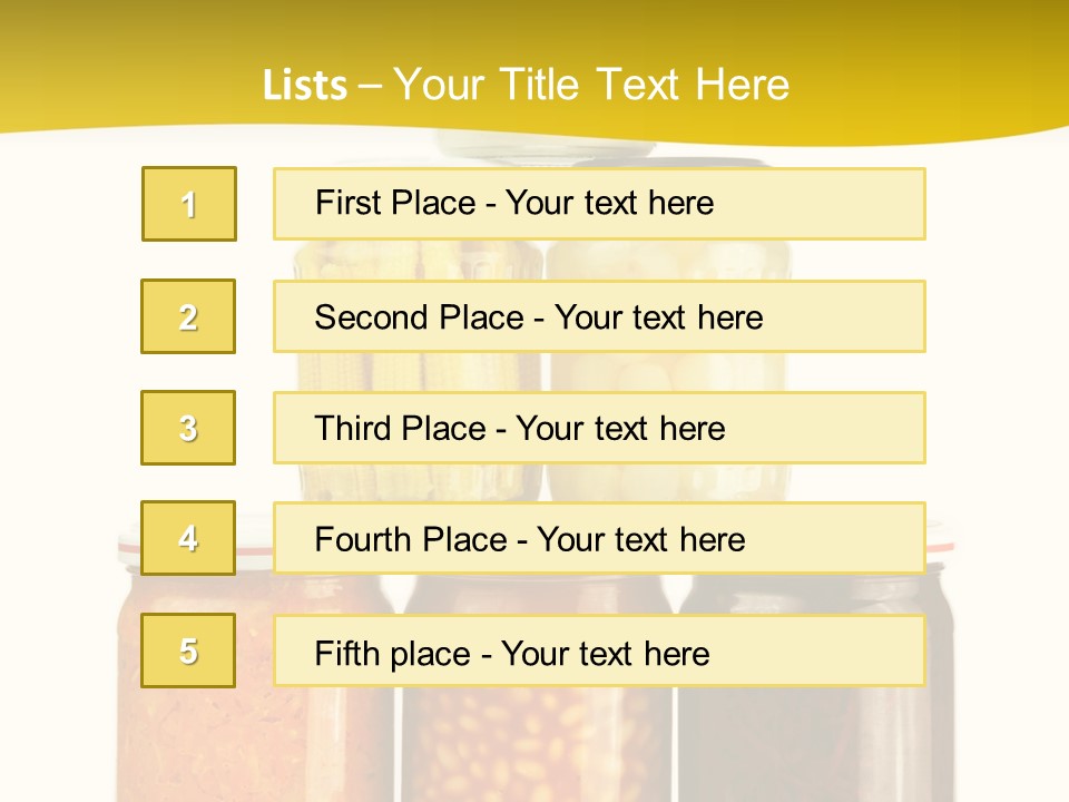 Garden Marinated Organic PowerPoint Template