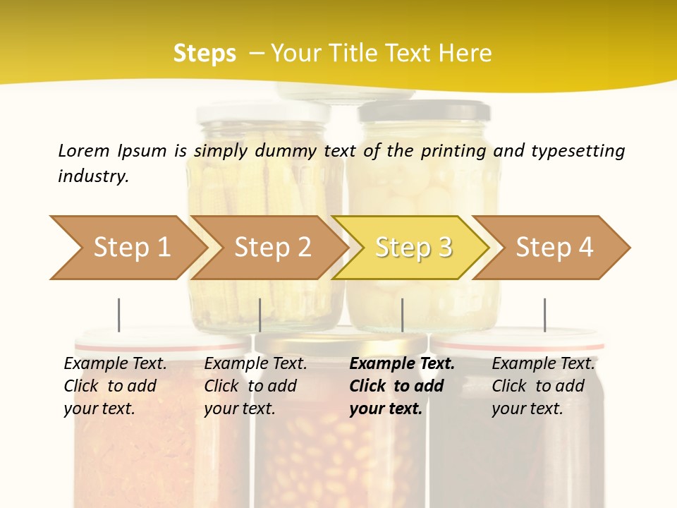 Garden Marinated Organic PowerPoint Template