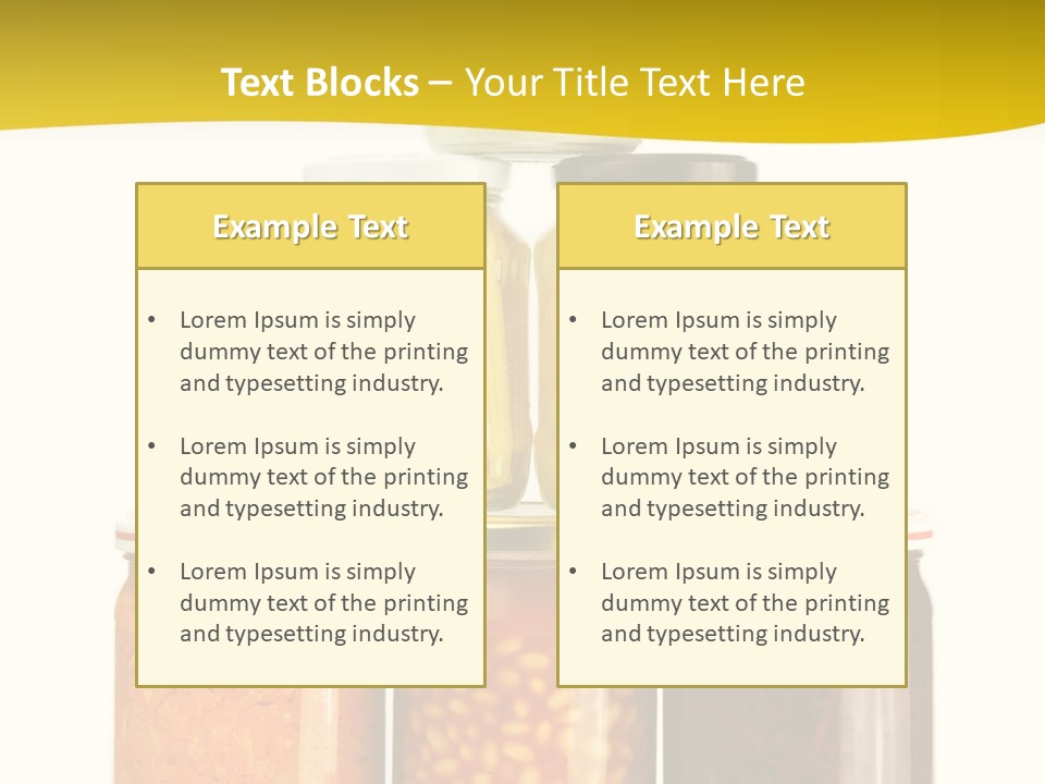 Garden Marinated Organic PowerPoint Template