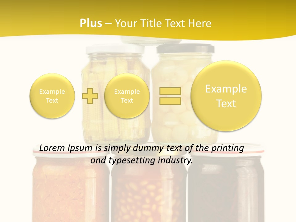 Garden Marinated Organic PowerPoint Template