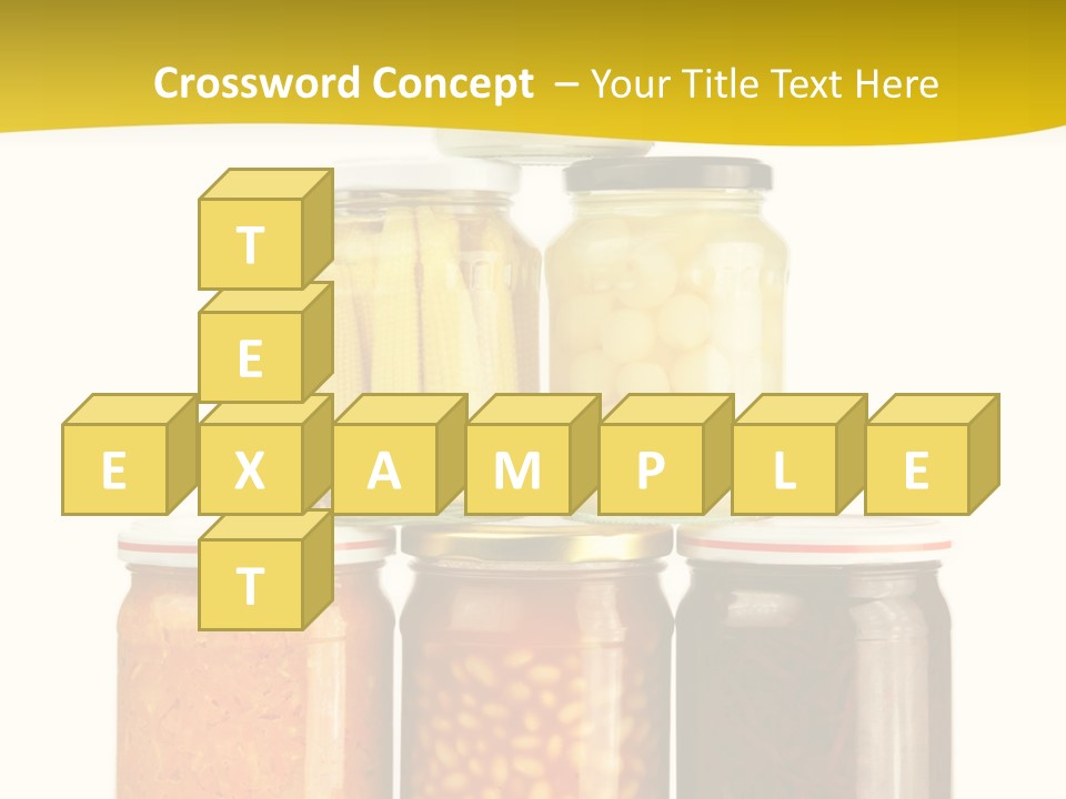 Garden Marinated Organic PowerPoint Template