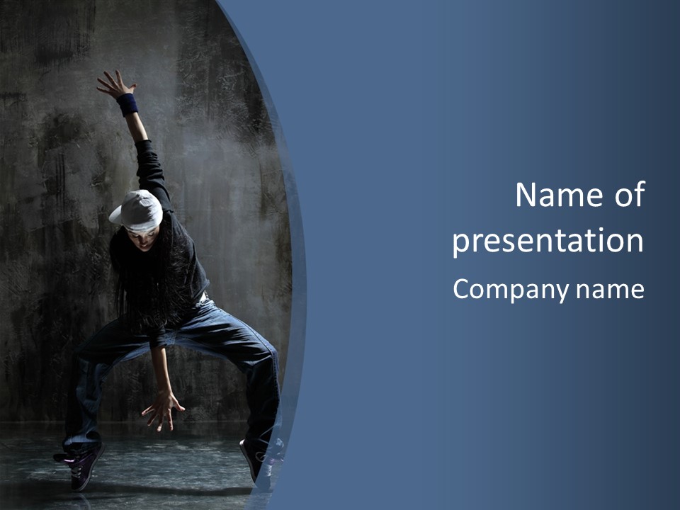 Pose Performance Sporty PowerPoint Template