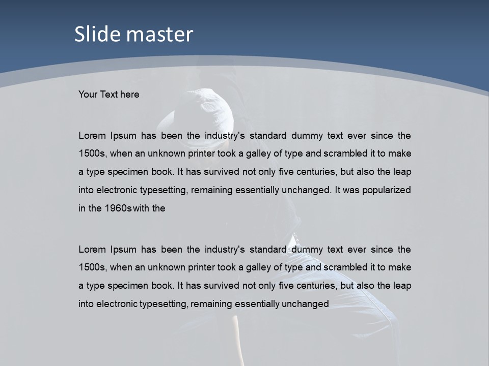 Pose Performance Sporty PowerPoint Template