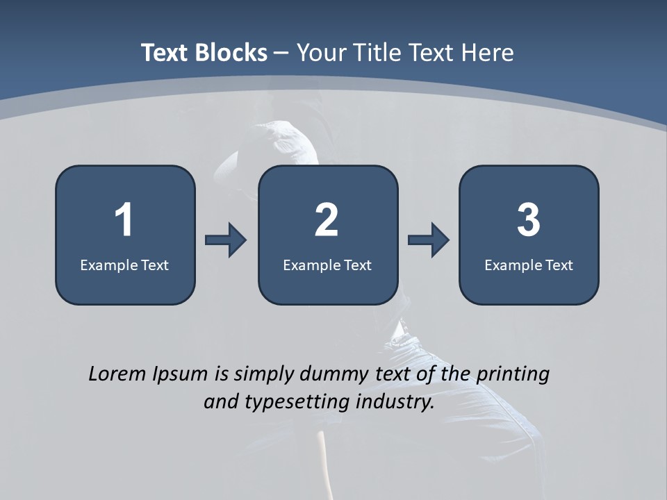 Pose Performance Sporty PowerPoint Template