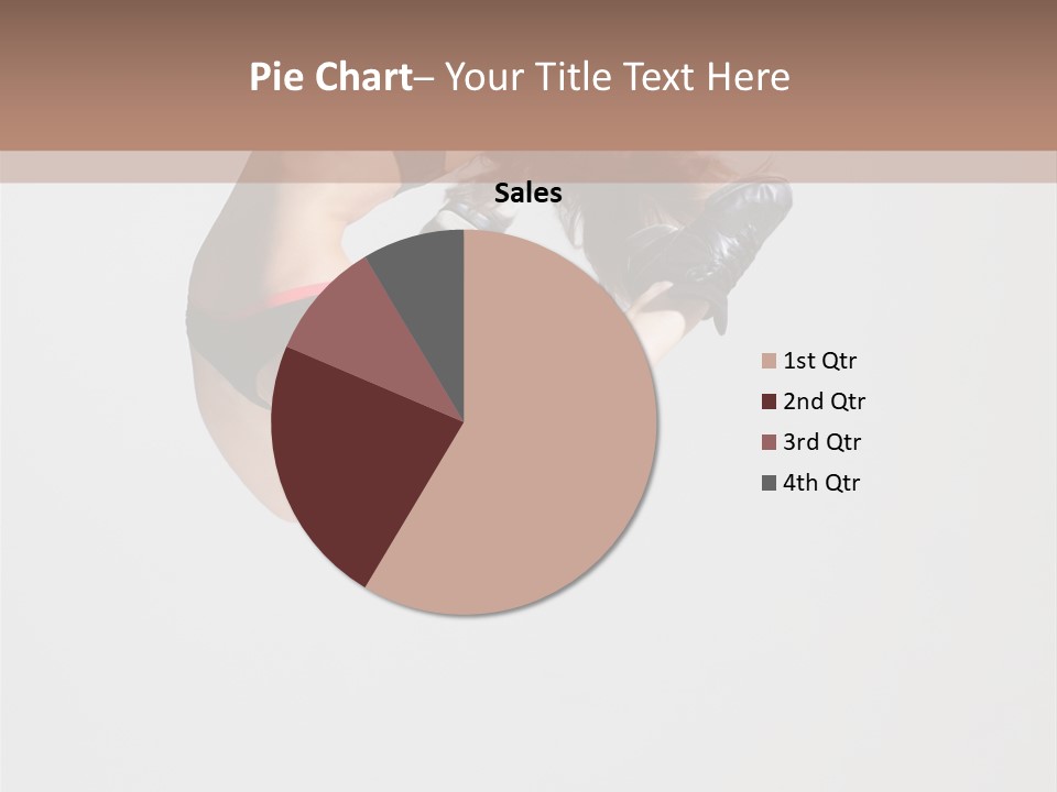 Posing Flexibility Dance PowerPoint Template