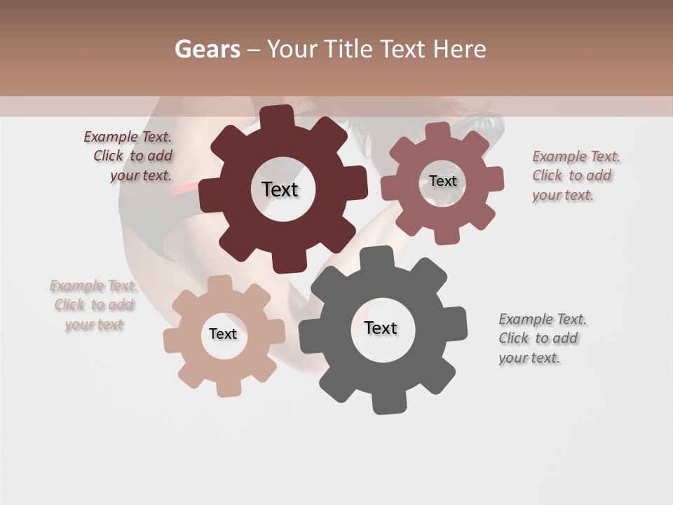 Posing Flexibility Dance PowerPoint Template