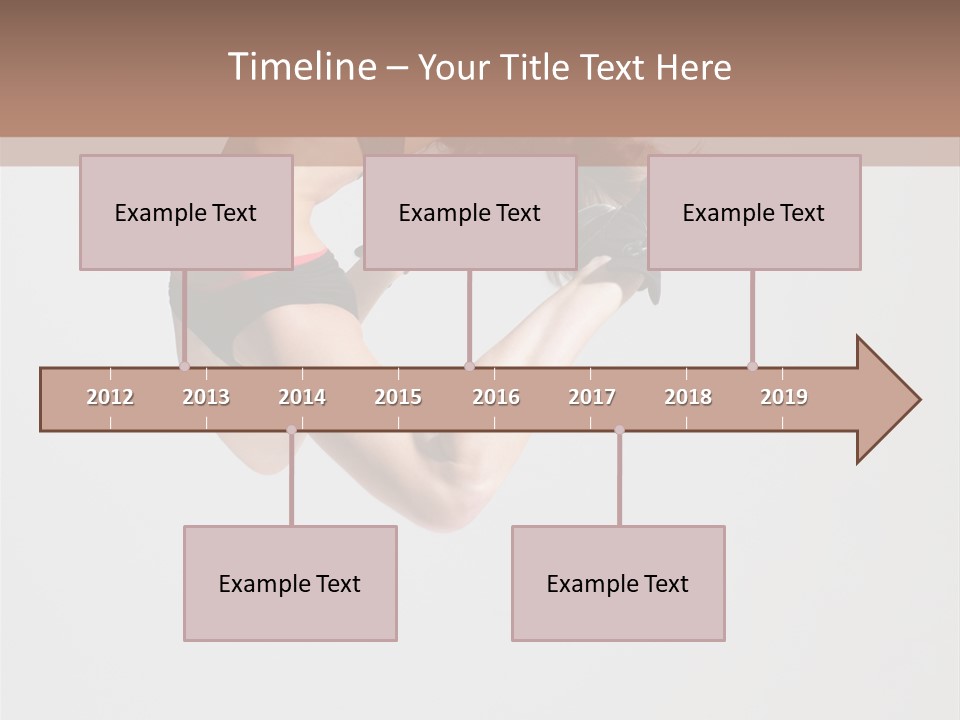Posing Flexibility Dance PowerPoint Template
