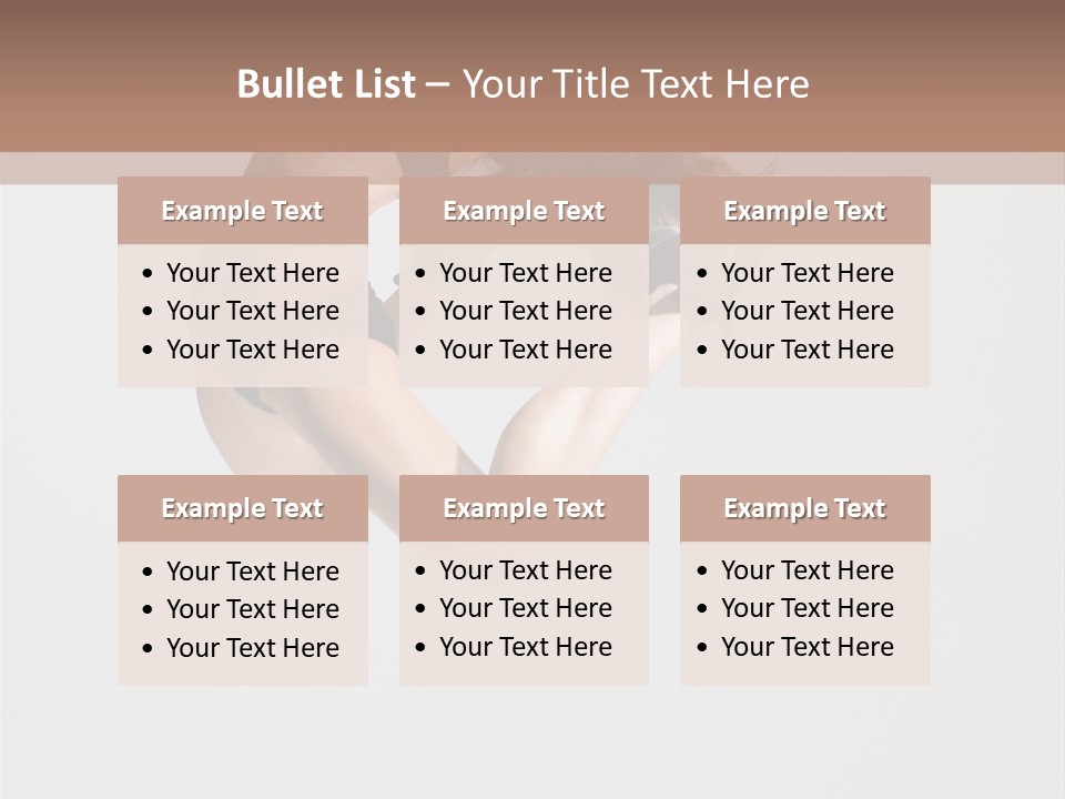 Posing Flexibility Dance PowerPoint Template