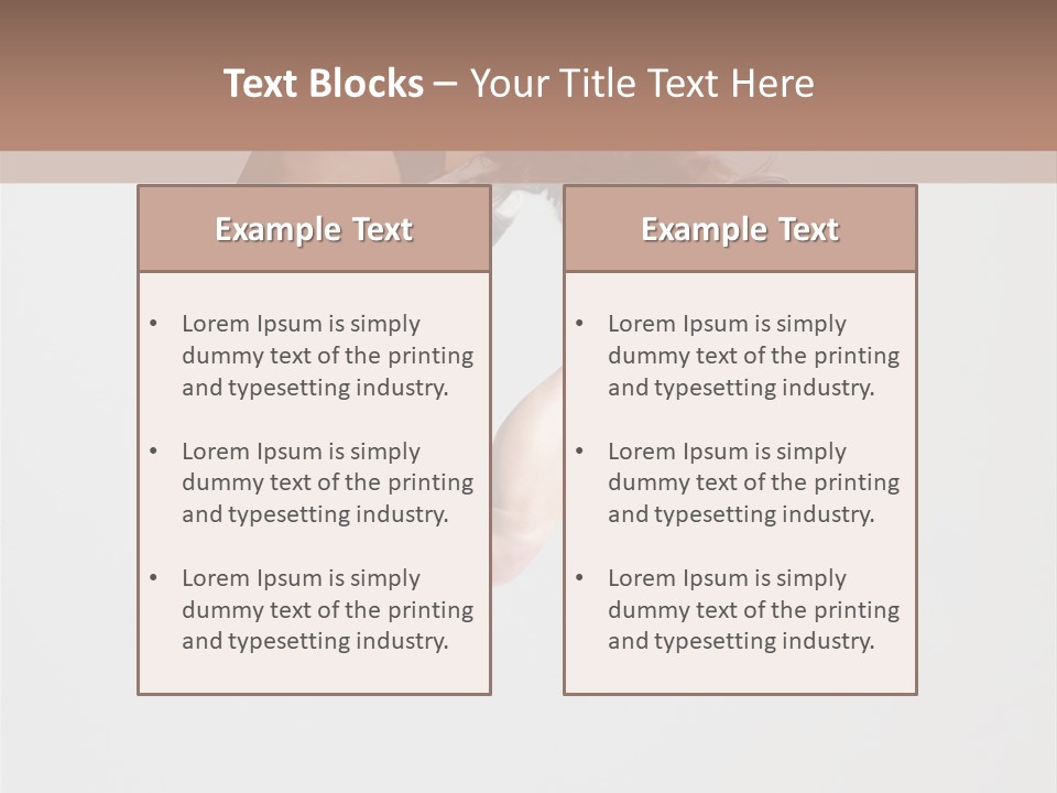 Posing Flexibility Dance PowerPoint Template