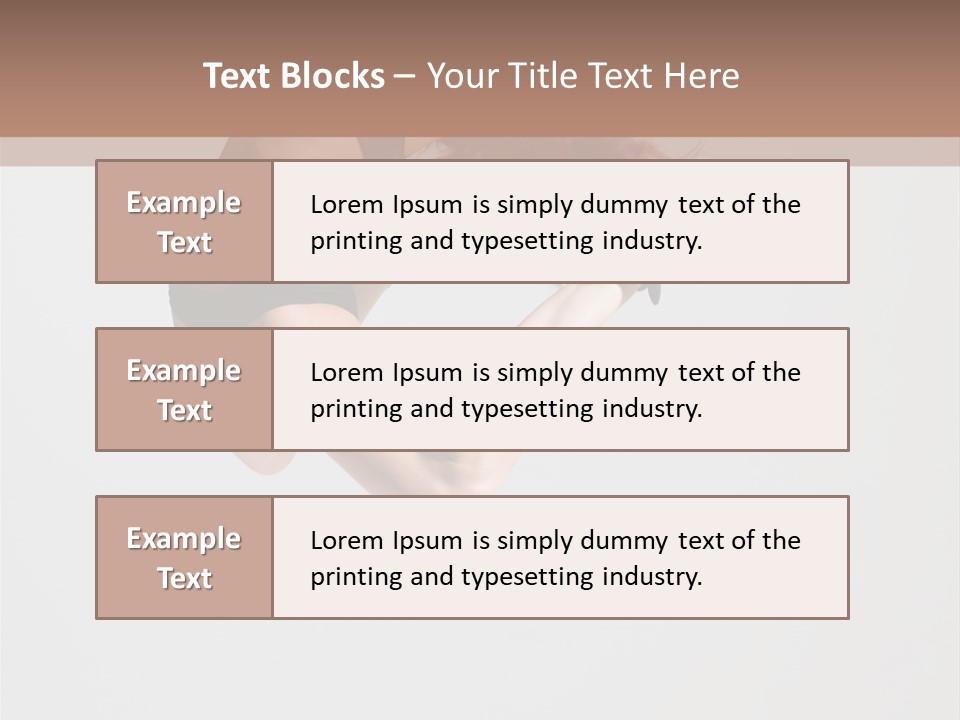 Posing Flexibility Dance PowerPoint Template