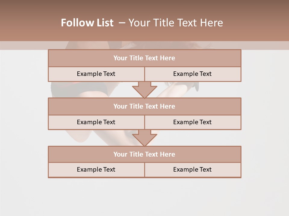 Posing Flexibility Dance PowerPoint Template