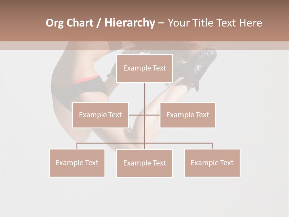 Posing Flexibility Dance PowerPoint Template