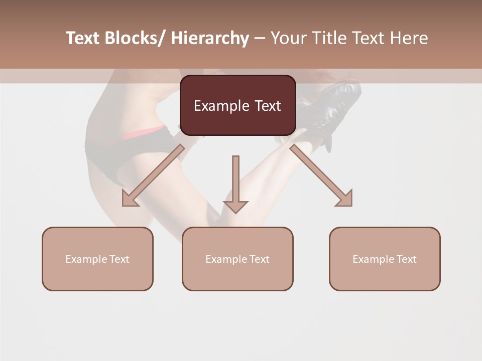 Posing Flexibility Dance PowerPoint Template