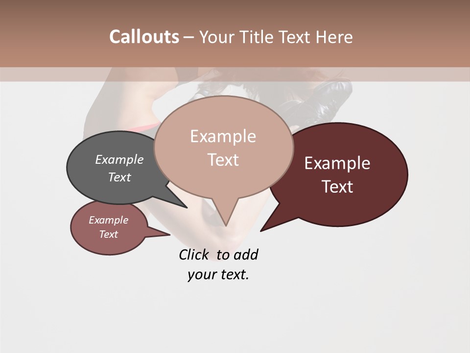Posing Flexibility Dance PowerPoint Template