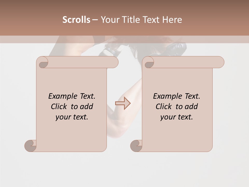 Posing Flexibility Dance PowerPoint Template
