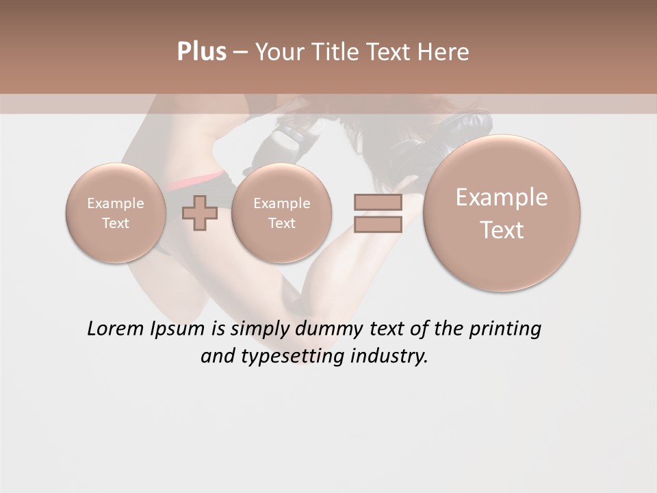 Posing Flexibility Dance PowerPoint Template