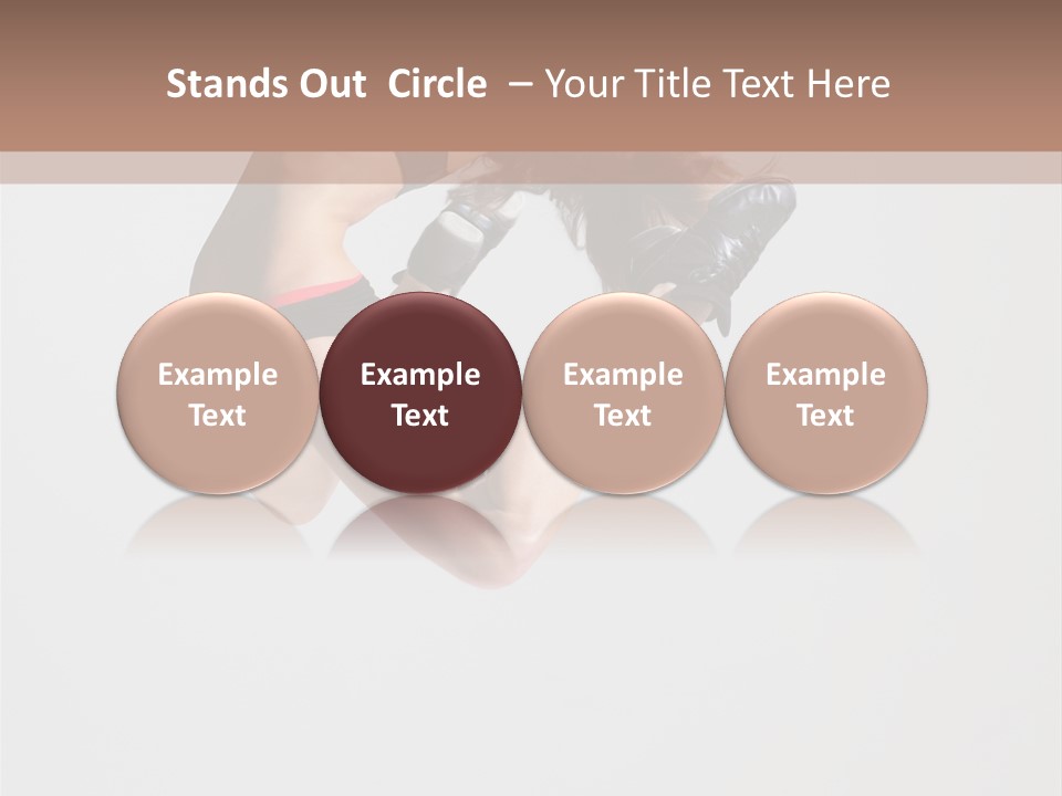 Posing Flexibility Dance PowerPoint Template