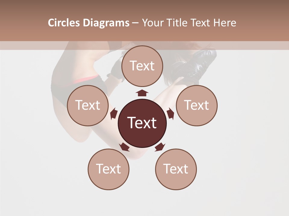 Posing Flexibility Dance PowerPoint Template