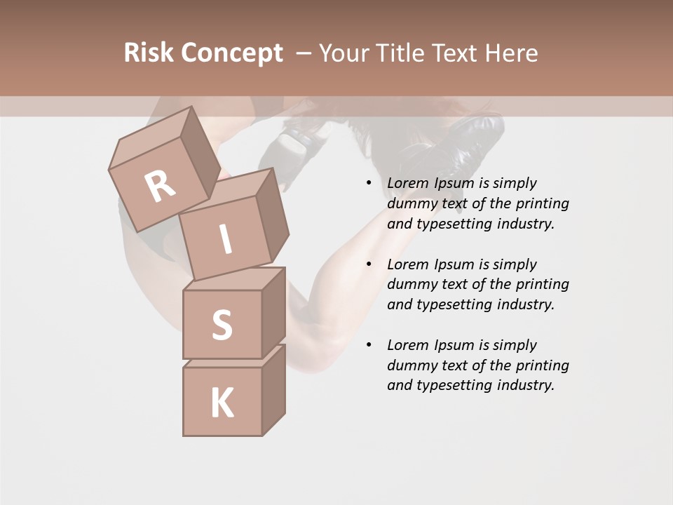 Posing Flexibility Dance PowerPoint Template