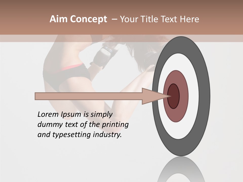 Posing Flexibility Dance PowerPoint Template