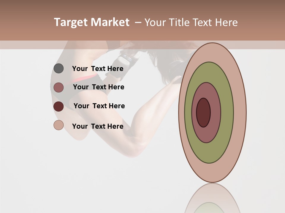 Posing Flexibility Dance PowerPoint Template