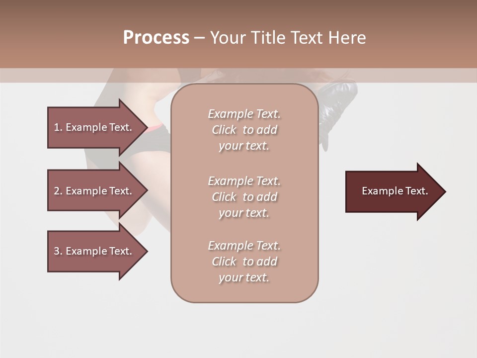 Posing Flexibility Dance PowerPoint Template