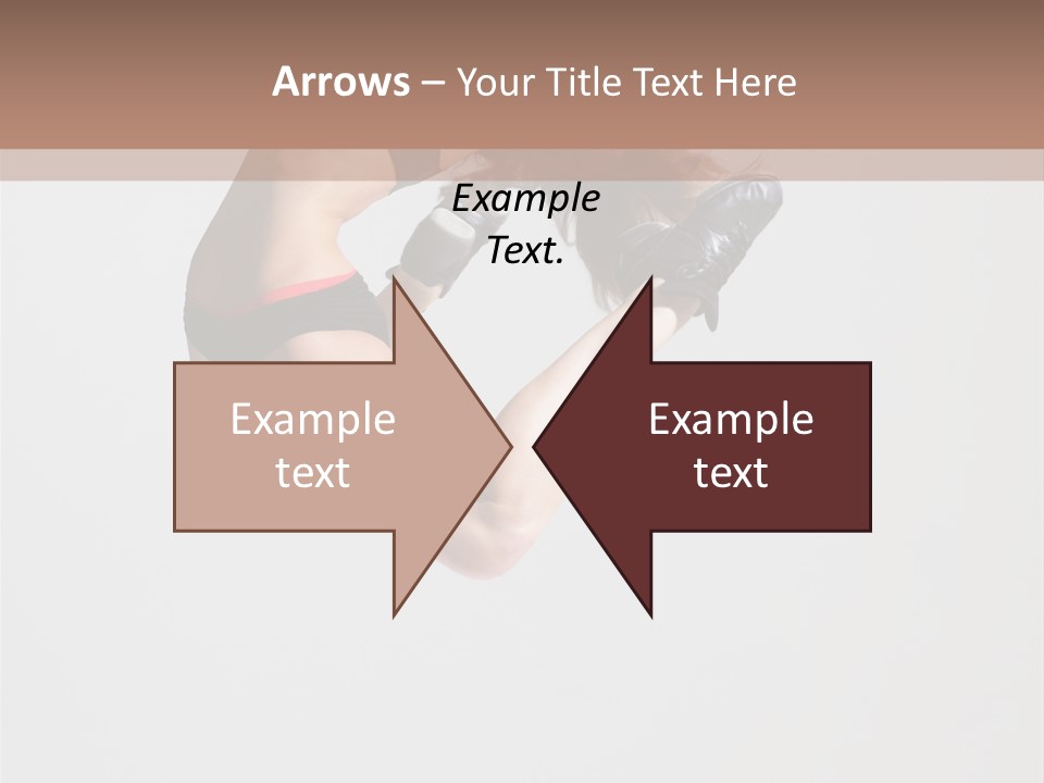 Posing Flexibility Dance PowerPoint Template