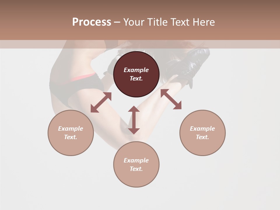 Posing Flexibility Dance PowerPoint Template