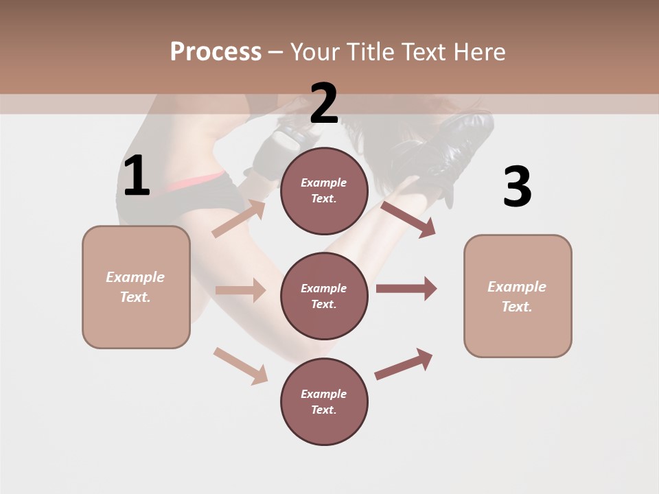 Posing Flexibility Dance PowerPoint Template