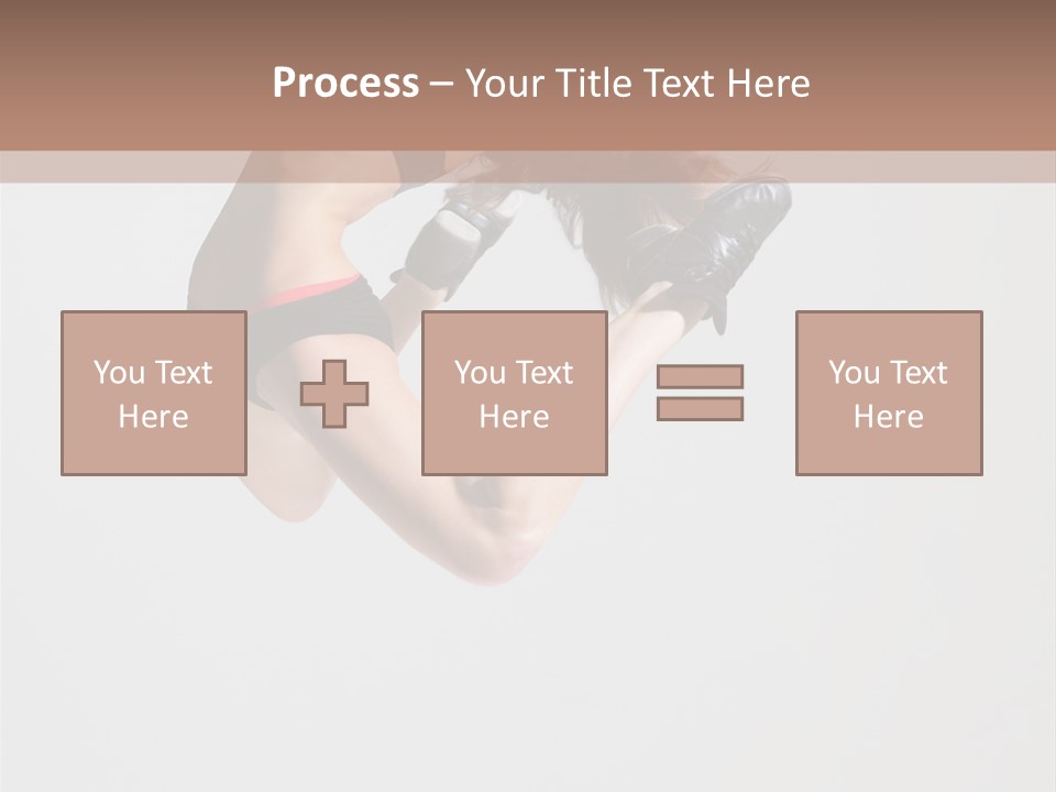 Posing Flexibility Dance PowerPoint Template