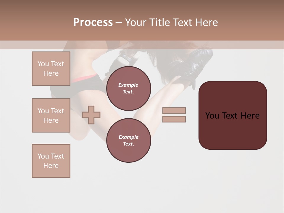Posing Flexibility Dance PowerPoint Template