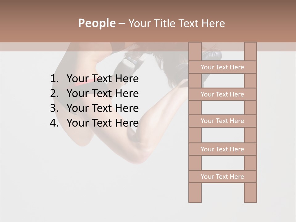 Posing Flexibility Dance PowerPoint Template