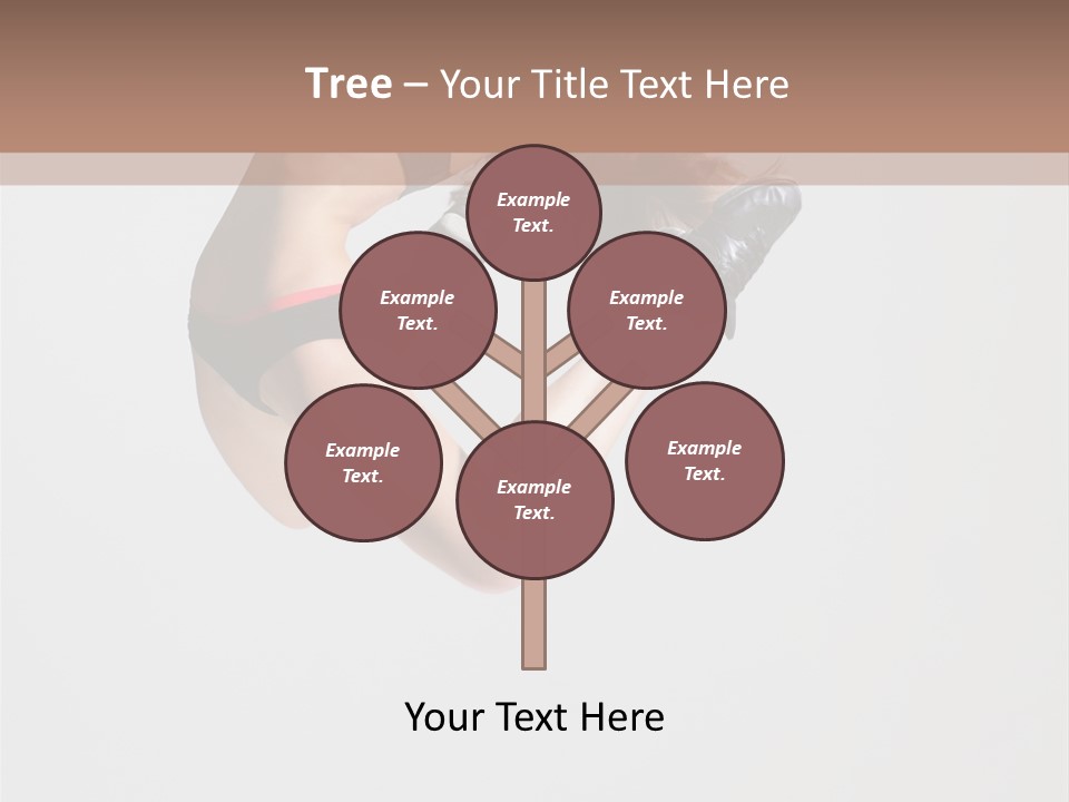 Posing Flexibility Dance PowerPoint Template