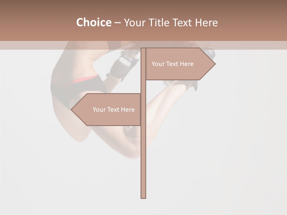 Posing Flexibility Dance PowerPoint Template